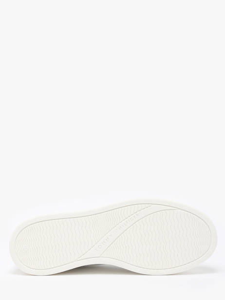 Sneakers En Cuir Tommy hilfiger Blanc accessoires 8800YBS vue secondaire 5