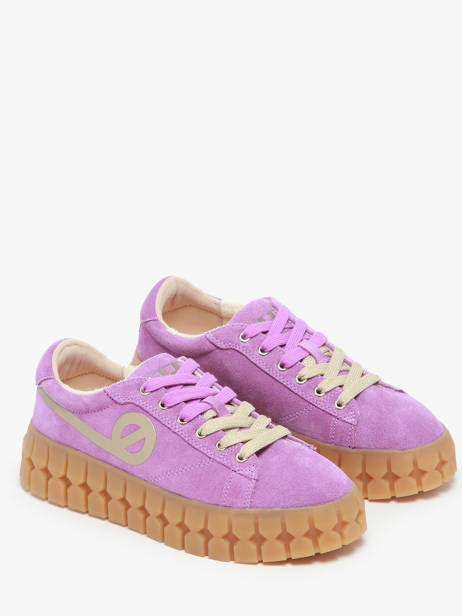 Sneakers Play En Cuir No name Violet accessoires PLVS0440 vue secondaire 2