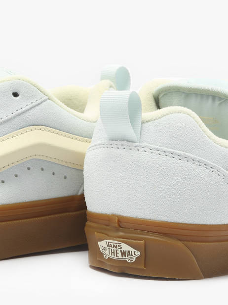 Sneakers Knu Skool En Cuir Vans Bleu accessoires D6Z887 vue secondaire 3