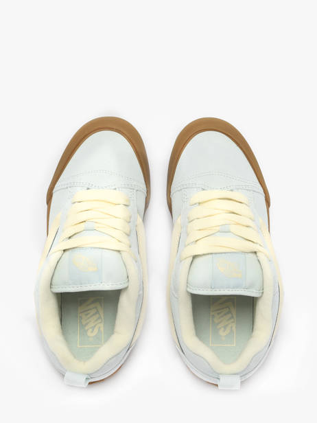Sneakers Knu Skool En Cuir Vans Bleu accessoires D6Z887 vue secondaire 4