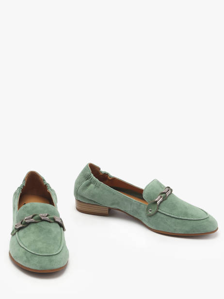 Mocassins Zanga En Cuir Mam'zelle Vert accessoires CSIRK28 vue secondaire 3