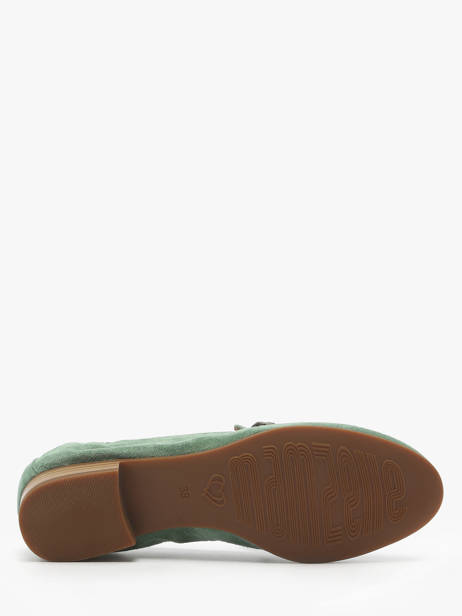 Mocassins Zanga En Cuir Mam'zelle Vert accessoires CSIRK28 vue secondaire 5