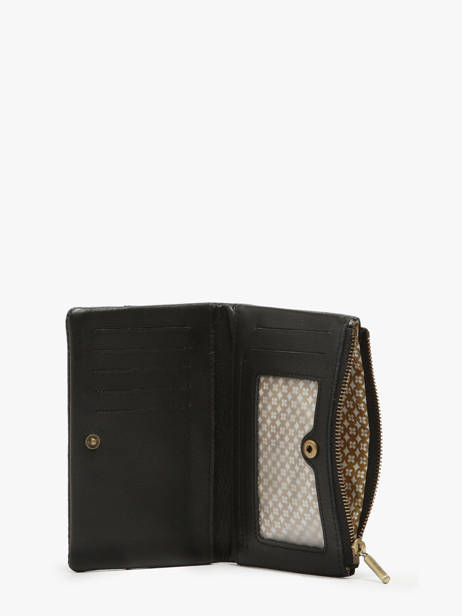 Wallet Leather Mila louise Black vintage 3760CX other view 1