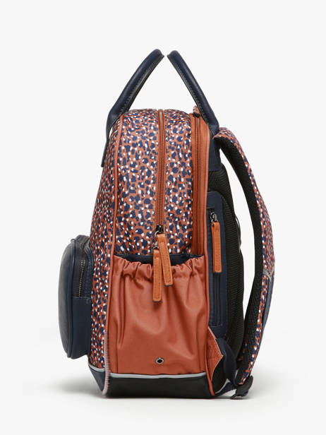 2-compartment Backpack Cameleon Brown vintage fantasy PBVGSD37 other view 2