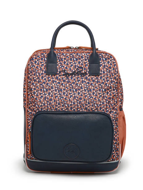 2-compartment Backpack Cameleon Brown vintage fantasy PBVGSD37 other view 6