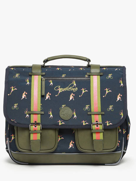 Satchel 3 Compartments Cameleon Green vintage urban PBVBCA41