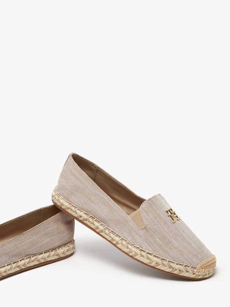 Espadrilles Tommy hilfiger Beige accessoires 8539ACC vue secondaire 3