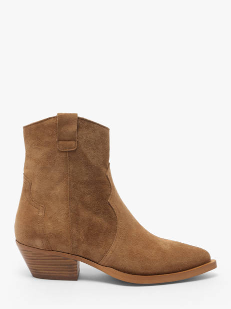 Santiags Western En Cuir Alpe Marron accessoires 50121101