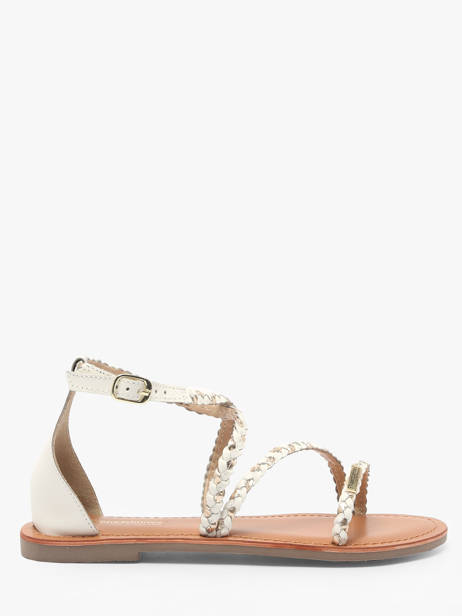 Nu-pieds Diah En Cuir Les tropeziennes Blanc accessoires DIAH