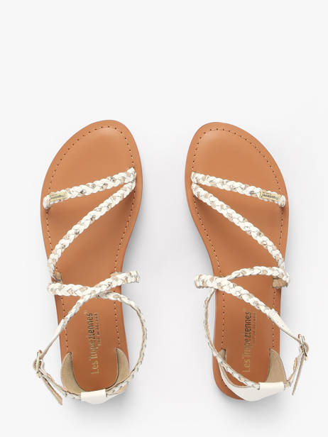 Nu-pieds Diah En Cuir Les tropeziennes Blanc accessoires DIAH vue secondaire 3