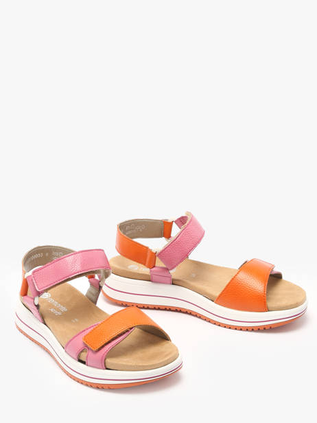Platform Sandals In Leather Remonte Multicolor women 31 other view 1