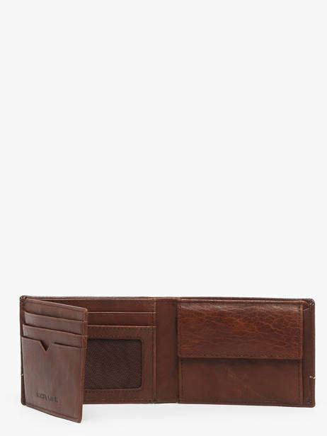 Checkholder With Coin Purse Leather Maverick Brown rough gear MAVRG002 other view 1