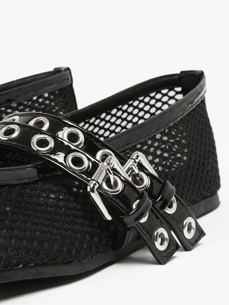 Ballerines Colors of california Noir accessoires CPATTY07 vue secondaire 3