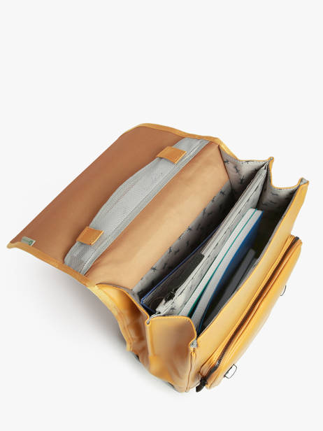 Sac à Dos Vintage North 2 Compartiments Cameleon Jaune vintage north SD39 vue secondaire 3