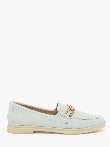 Mocassins En Cuir Remonte Bleu accessoires 12