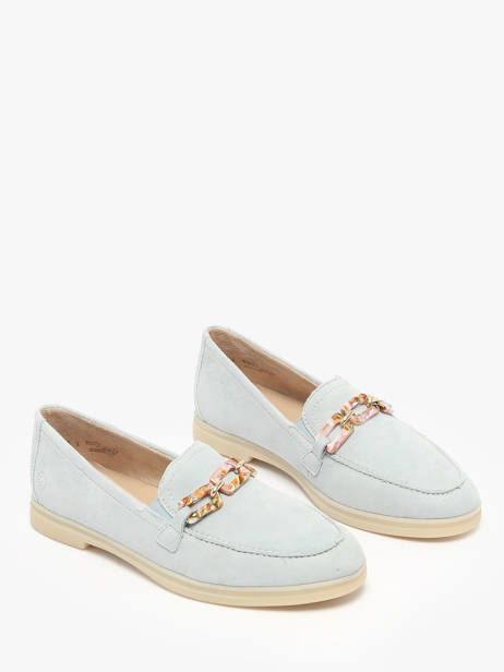 Mocassins En Cuir Remonte Bleu accessoires 12 vue secondaire 1