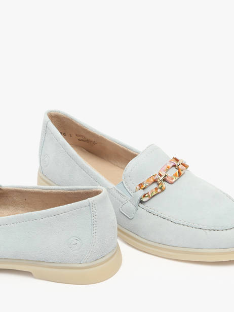 Mocassins En Cuir Remonte Bleu accessoires 12 vue secondaire 2