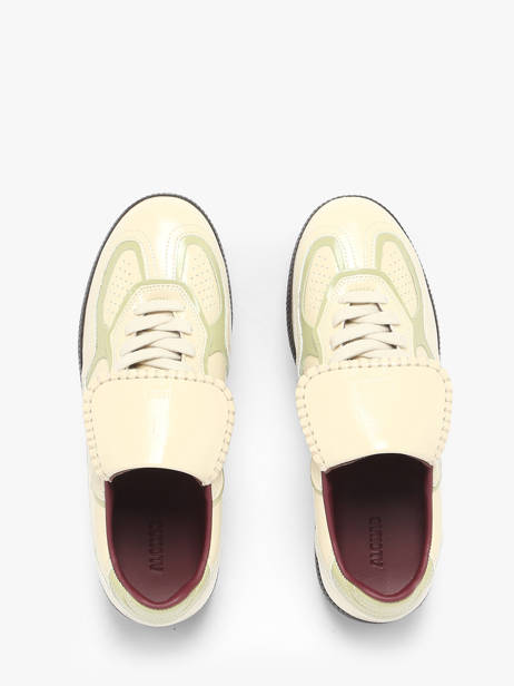 Sneakers En Cuir Alohas Beige accessoires 10082902 vue secondaire 3