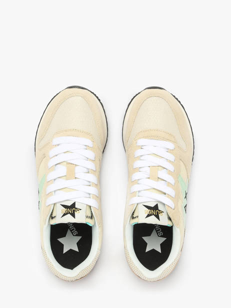 Sneakers Stargirl Glitter Sun68 Beige women Z35212 other view 3
