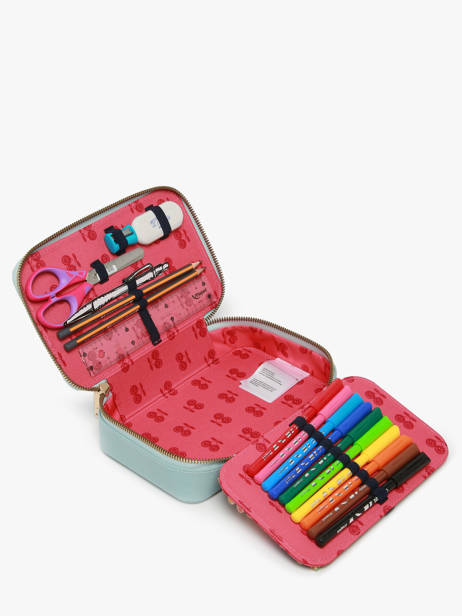1 Compartment Pouch Jeune premier Blue daydream girls G other view 3