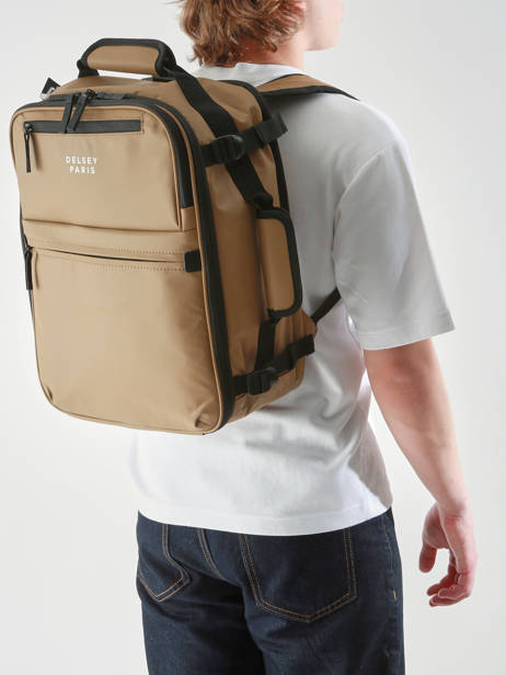 Backpack Delsey Beige maubert 2.0 3813640W other view 1