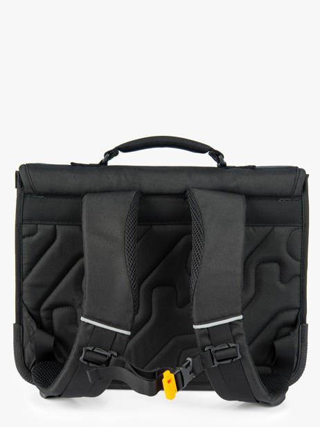 2-compartment Cedar Satchel Stones and bones Black boys B other view 4