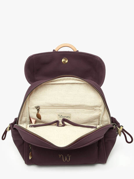 Backpack Camomille Woomen Violet camomille WCAO02 other view 3