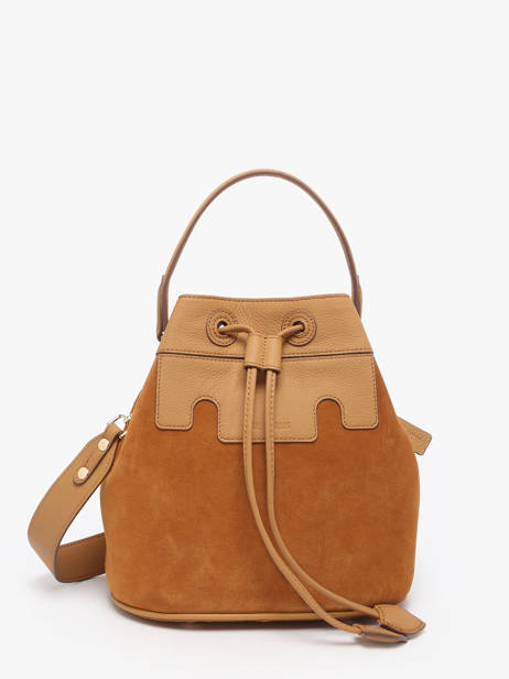 Shoulder Bag La Suite Leather Paul marius Orange la suite CAPUCSUI