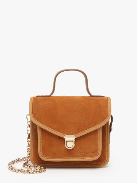 Shoulder Bag La Suite Leather Paul marius Orange la suite GEOX2SUI
