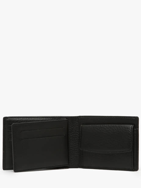 Wallet Leather Yves renard Black foulonne 2372 other view 1