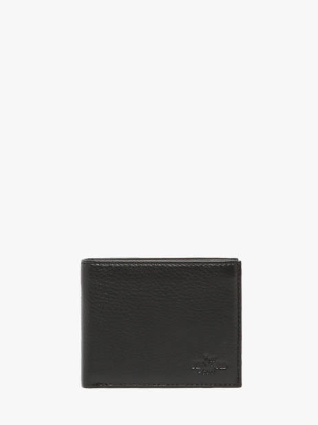 Wallet Leather Yves renard Black foulonne 2307