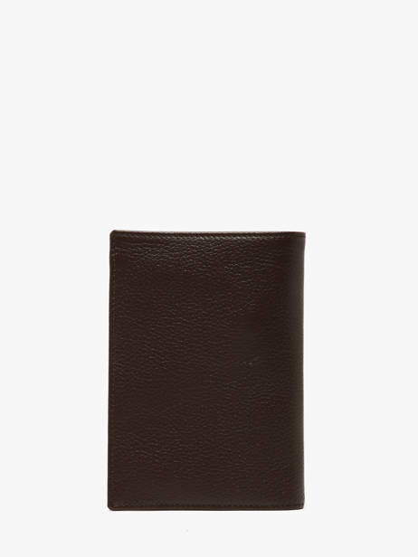 Wallet Madras Leather Etrier Brown madras EMAD442 other view 3