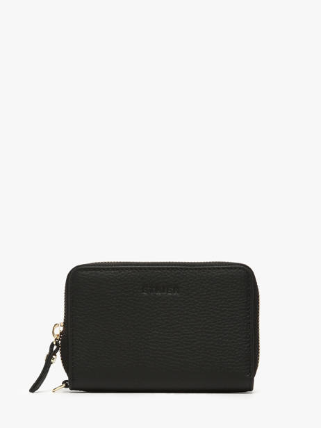 Ccrossbody Coin Purse Leather Etrier Black equestre EEQT096M