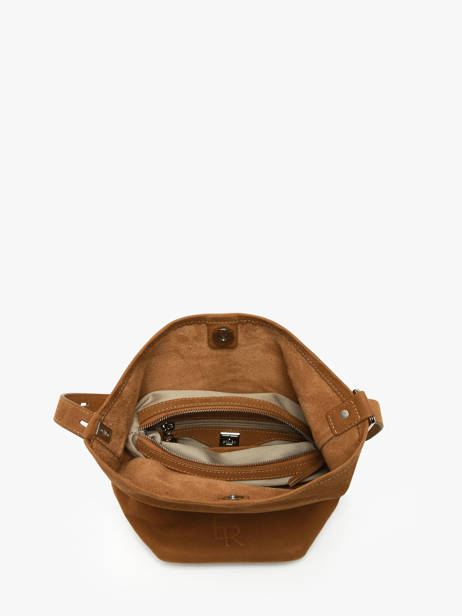 Sac Porté épaule Sac à Dos S Cavalier Nubuck Cuir Etrier Marron cavalier nubuck ECAN126S vue secondaire 6