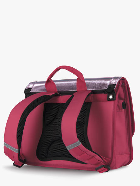 2-compartment Satchel Cabaia Pink school S other view 4