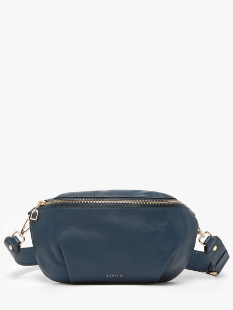 Sac Banane L Tradition Cuir Etrier Bleu tradition ETRA022L