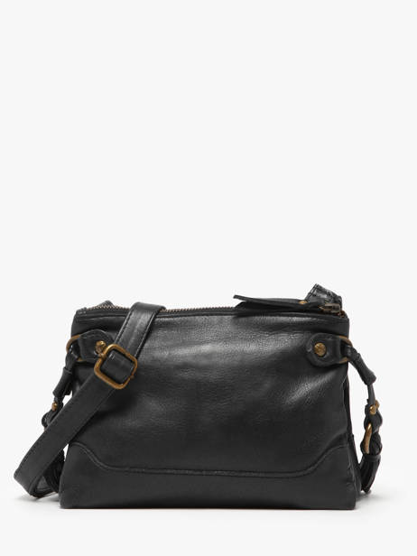 Shoulder Bag Cow Leather Basilic pepper Black cow BCOW82 other view 4