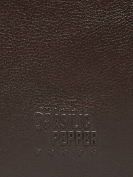 Shoulder Bag Cow Leather Basilic pepper Brown cow BCOW2L other view 5