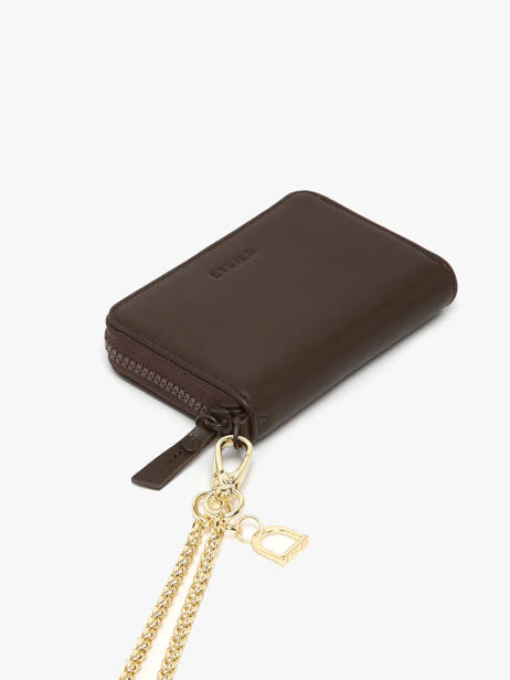 Coin Purse Leather Oxer Etrier Brown oxer EOXE096M other view 2