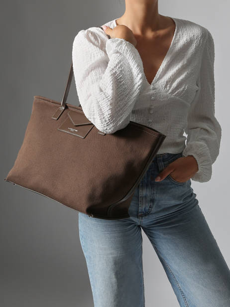 Shoulder Bag Canvas Kba Lancaster Brown canvas kba 50 other view 1