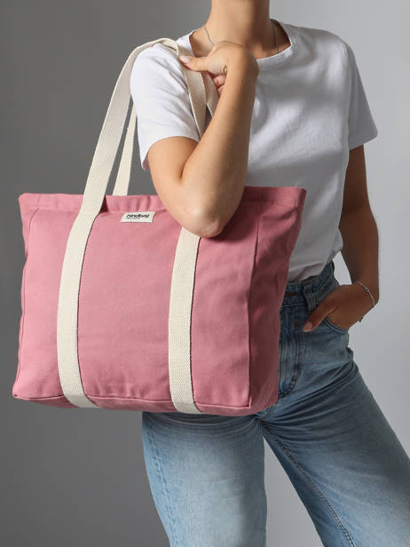 Sac Porté épaule Cesar Coton Hindbag Rose best seller CESAR vue secondaire 1