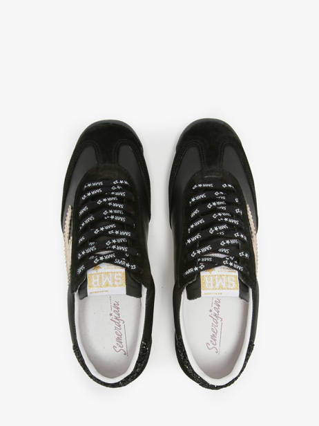 Sneakers Joyce In Leather Semerdjian Black women JOYCE other view 4