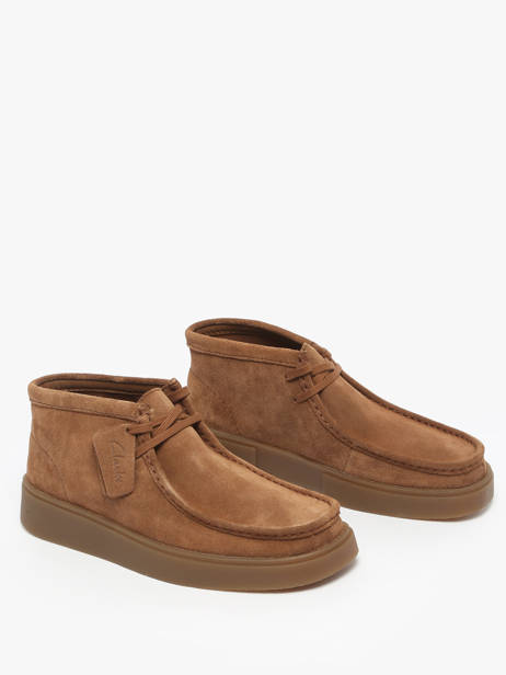 Ankle Derby Shoes Torview In Leather Clarks Brown men 26184609 other view 2