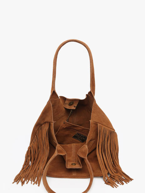 Shoulder Bag Velvet Milano Brown velvet VE241114 other view 3