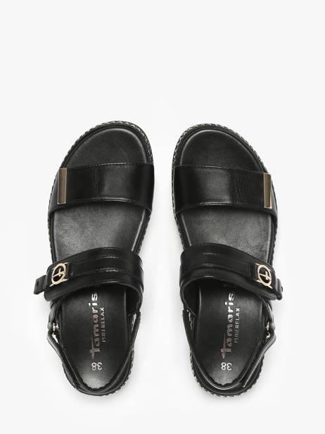 Sandals In Leather Tamaris Black women 44 other view 3