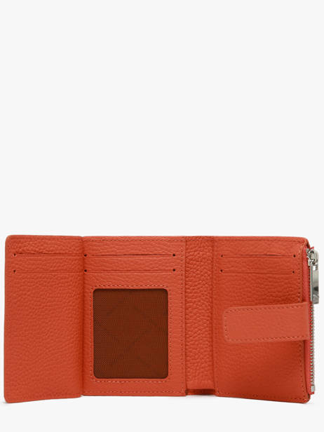 Card Holder With Coin Purse Leather Nathan baume Orange original n 102N other view 2
