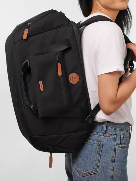 Cabin Duffle Bag Backpack Travel Cabaia Black travel EXP other view 1