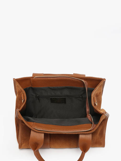 Sac Porté Main Velvet Caviar Milano Marron velvet caviar VC25063 vue secondaire 3