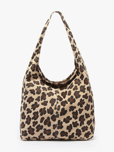 Shoulder Bag Velvet Leopardo Milano Beige velvet leopardo VL25065 other view 4