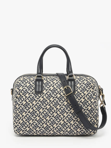 Satchel Th Jacquard Recycled Polyester Tommy hilfiger Blue th jacquard AW17633 other view 4